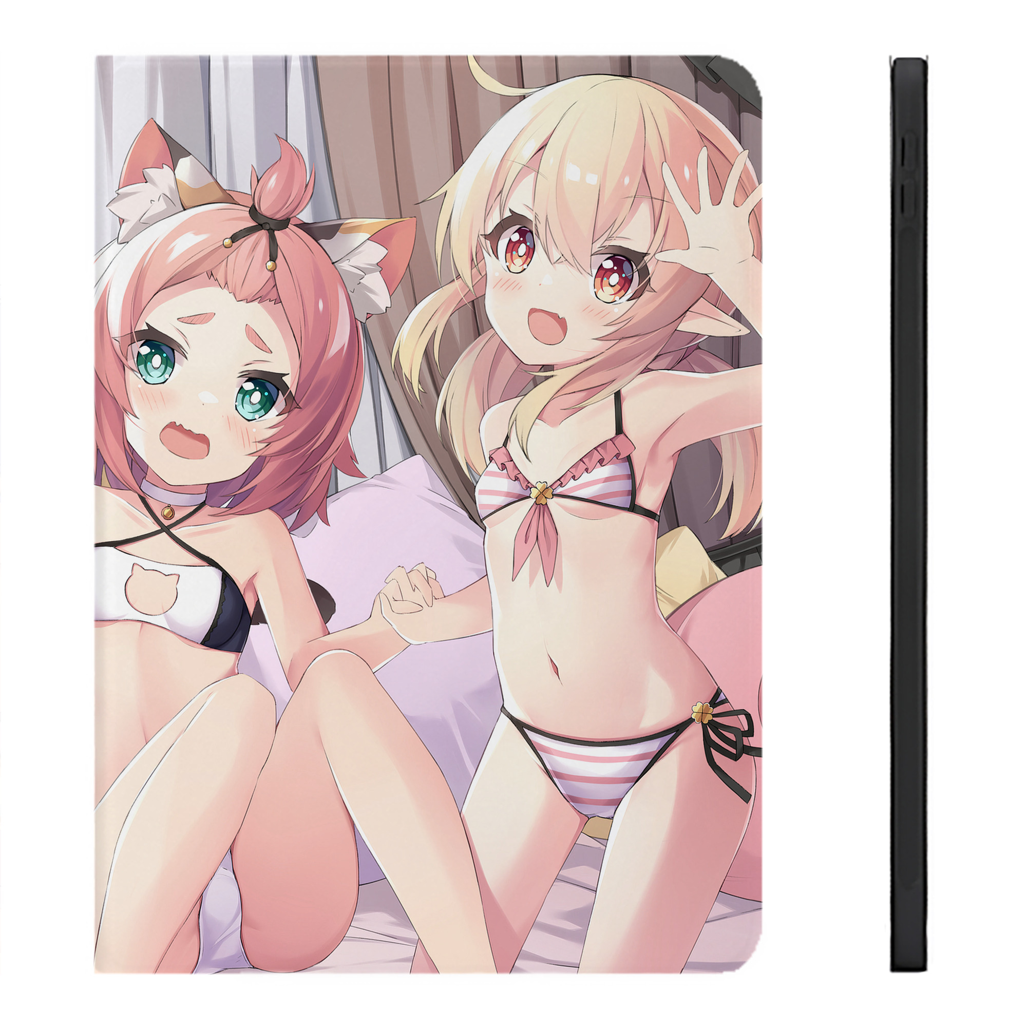 げんし神 genshin IPadケース ペンホルダー付き ブックスタイルデザイン